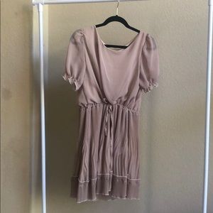 Dust pink summer dress